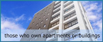 Those who own apartments or buildings